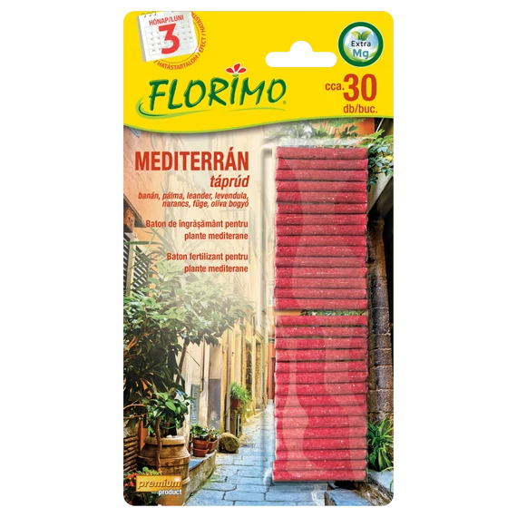 Florimo mediterrán táprúd 30 db