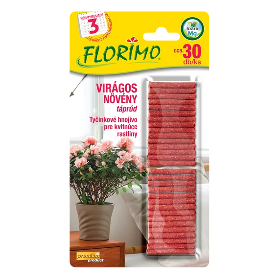 Florimo virágos növény táprúd 30 db